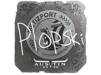 Sticker | Plopski (Foil) | Austin 2025