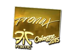 Sticker | pronax (Gold) | Cologne 2015