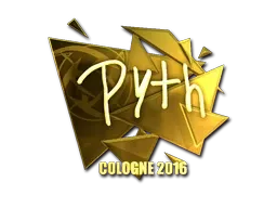 Sticker | pyth (Gold) | Cologne 2016