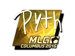 Sticker | pyth (Gold) | MLG Columbus 2016