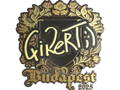 Sticker | qikert (Gold) | Budapest 2025