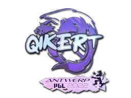 Sticker | qikert (Holo) | Antwerp 2022