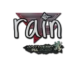 Sticker | rain | Antwerp 2022