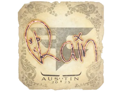 Sticker | rain | Austin 2025