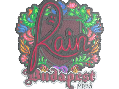 Sticker | rain (Embroidered) | Budapest 2025