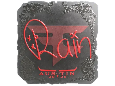 Sticker | rain (Foil) | Austin 2025