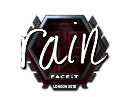 Sticker | rain (Foil) | London 2018