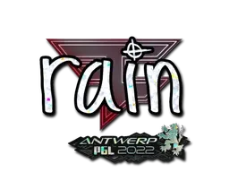 Sticker | rain (Glitter) | Antwerp 2022