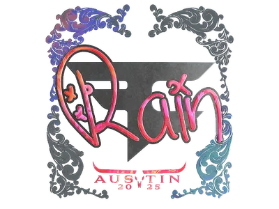 Sticker | rain (Holo) | Austin 2025