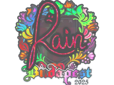 Sticker | rain (Holo) | Budapest 2025