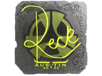 Sticker | reck (Foil) | Austin 2025