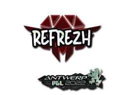 Sticker | refrezh (Glitter) | Antwerp 2022