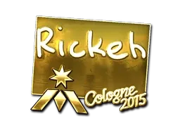 Sticker | Rickeh (Gold) | Cologne 2015