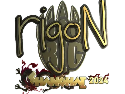 Sticker | rigoN (Gold) | Shanghai 2024