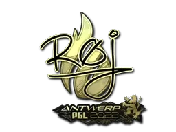 Sticker | roeJ (Gold) | Antwerp 2022