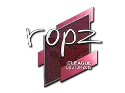 Sticker | ropz | Boston 2018