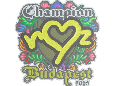 Sticker | ropz (Embroidered, Champion) | Budapest 2025