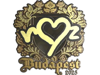 Sticker | ropz (Gold) | Budapest 2025