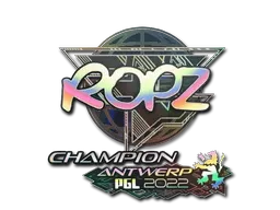 Sticker | ropz (Holo, Champion) | Antwerp 2022