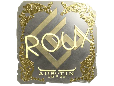Sticker | ROUX (Gold) | Austin 2025