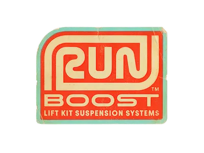 Sticker | Run Boost Lift Kits