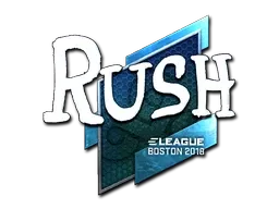 Sticker | RUSH (Foil) | Boston 2018