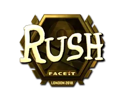 Sticker | RUSH (Gold) | London 2018