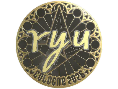 Sticker | ryu (Gold) | Cologne 2026