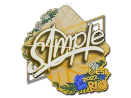 Sticker | s1mple | Rio 2022