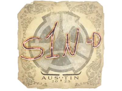 Sticker | s1n | Austin 2025