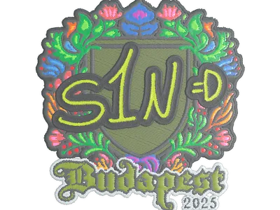 Sticker | s1n (Embroidered) | Budapest 2025