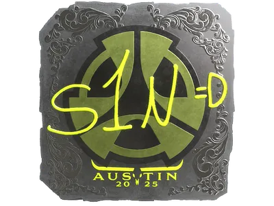 Sticker | s1n (Foil) | Austin 2025