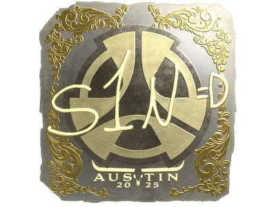 Sticker | s1n (Gold) | Austin 2025