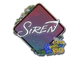 Sticker | S1ren (Glitter) | Rio 2022