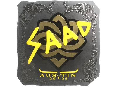 Sticker | saadzin (Foil) | Austin 2025