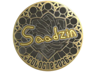 Sticker | saadzin (Gold) | Cologne 2026