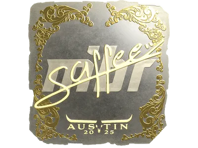 Sticker | saffee (Gold) | Austin 2025