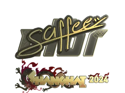 Sticker | saffee (Gold) | Shanghai 2024