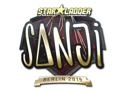 Sticker | SANJI (Gold) | Berlin 2019