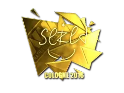 Sticker | seized (Gold) | Cologne 2016