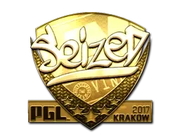 Sticker | seized (Gold) | Krakow 2017