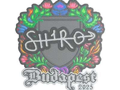 Sticker | sh1ro (Embroidered) | Budapest 2025