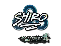 Sticker | sh1ro (Glitter) | Antwerp 2022