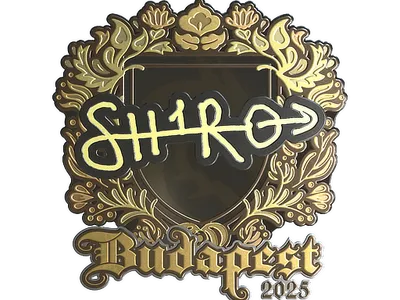 Sticker | sh1ro (Gold) | Budapest 2025