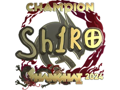 Sticker | sh1ro (Gold, Champion) | Shanghai 2024