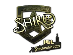 Sticker | sh1ro (Gold) | Stockholm 2021