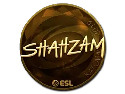 Sticker | ShahZaM (Gold) | Katowice 2019