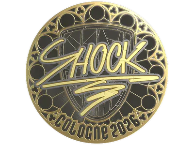 Sticker | SHOCK (Gold) | Cologne 2026
