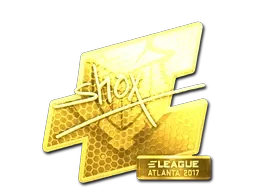 Sticker | shox (Gold) | Atlanta 2017