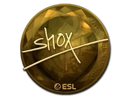 Sticker | shox (Gold) | Katowice 2019